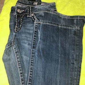 Miss Me Jeans - Miss me boot cut distressed pockets Miss Me Jeans - Miss me boot cut distressed pockets